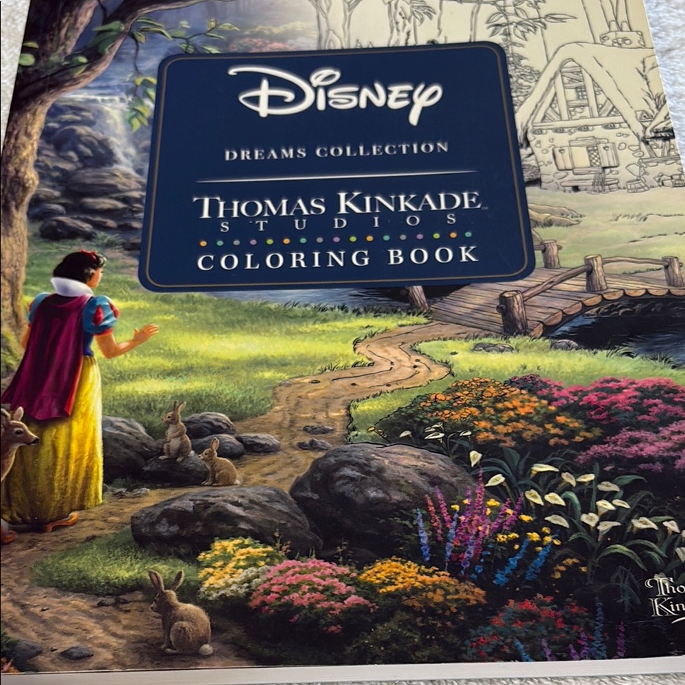 Disney Dreams Collection Coloring Book - Vibrant Nature Scene